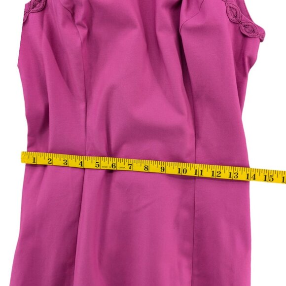 Crown Ivy Mini Halter Dress Solid Pink Weekend In Lisbon Sleeveless Size 2 - Picture 9 of 9